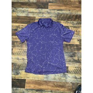 Under Armour Shirt Mens L Twilight Purple The Play Off 2.0 Golf Polo